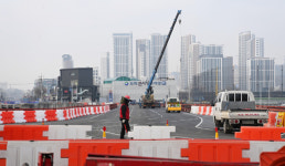 설 연휴 교통 불편 없게… 대전 유등교 가설교량 부분 개통
