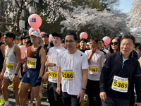 [대청호 벚꽃길 마라톤대회] 박희조 동구청장 대청호 벚꽃길, 전국 마라토너의 명소로