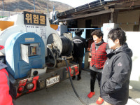 경북장애인종합복지관 청도분관 난방유 전달