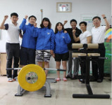 동화기업 봉사단, 포항명도학교에 역도훈련기구 기증