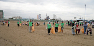 포항 중앙동주민센터, 북부해수욕장 환경정화활동