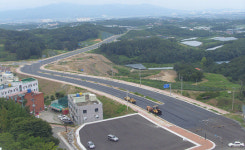 경산 평산~신천 도로 부분 개통