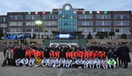 포항전자여고, 中 잔장시 스포츠교류단과 친선축구경기