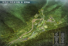 비학산 자연휴양림 조성 지지부진