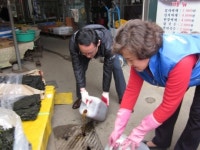 포항흥해EM생활환경실천회 재래시장 정화활동