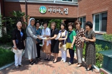 포항성모마리아의 집 청소·성금 전달