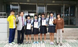 청도 풍각중 태권도부, 협회장 대회 금빛발차기