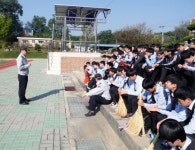 예천署, 중학교 교내순찰… 맞춤형 치안활동 펼쳐
