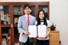 푸른문화연대, 국악재능 중학생에 장학금 전달