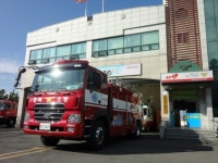 최신형 중형 물탱크차 흥해119안전센터 배치