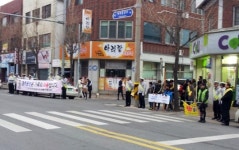 안동 영가초교·파출소 등, 안전 등교 합동캠페인