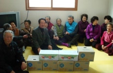 K-water 포항권 관리단 경로당 생필품 전달