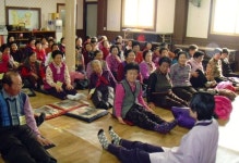 봉화군 보건소, 지역 어르신 건강체조교실 운영