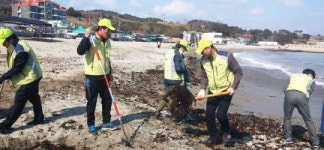 구룡포 바다를 깨끗하게 하는 사람들