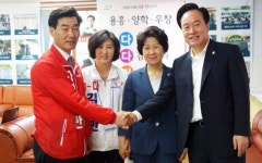 김일만 행복한 동네 만들 것 거리유세