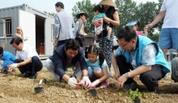 도심속 텃밭에서 이웃간 소통해요