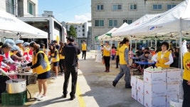 홍덕산업(주)가람케트링 급식소 | 홍덕산업, 연일지역 무료급식 봉사