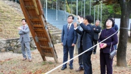 시의회 교육위, 팔공산수련원 시설 점검