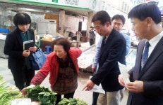 동북통계청, 재래시장 농축수산물 구매운동