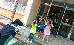 풍각초 유치원 재난대응 훈련