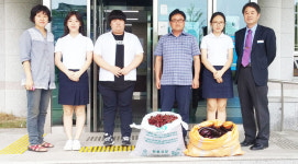 안동 성창여고 4H 동아리, 텃밭 재배 농산물 기탁