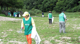 포항 죽장면사무소 피서철 마무리 환경정화활동