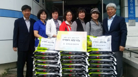 포항 양학동 통장協 주민센터에 쌀 기탁