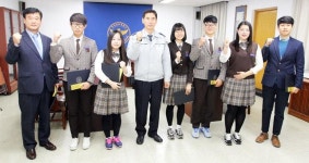 포항 영일고 `치안 프런티어` 동행팀 팀원 전원 경찰서장상 받아