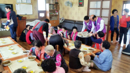 포항 북구청·중식나눔봉사회 어르신께 자장면 봉사