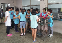 구미아동병원건강식품 | 아이코리아 구미시지회, 아동복지시설에 중식 제공