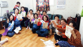 구룡포 푸른포항21추진委 경로당서 소통의 시간