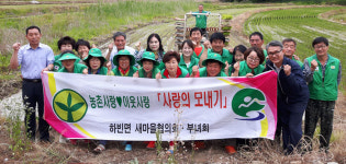 달성 하빈면 새마을회 `사랑의 모내기` 봉사활동