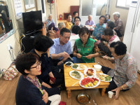포항 용흥동 새마을부녀회 경로당에 음식 제공