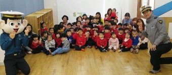 달성경찰서 봄맞이 어린이 교통사고 예방 홍보
