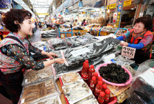 자연산 미역, 풍년 속 가격은 대폭락