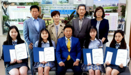 칠곡군 세경회 순심고·순심여고 학생에 장학금 전달