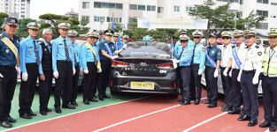 경주서, 모범운전자회 개인택시·운수업체와 교통안전 홍보