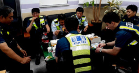 최용석 울진경찰서장 죽변파출소 찾아 주·야간 현장지원 근무