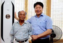 성주 가천산업사 대가면 경로당에 에어컨 기부