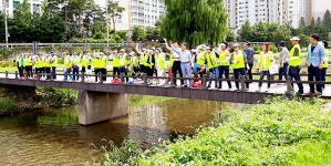 달성 자연보호協 EM흙공아 진천천 부탁해 환경정화 활동