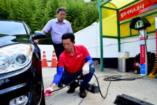 대구-포항 고속도로 청통주유소, 고객에 서비스 제공