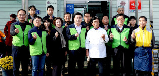 한국전력기술, 김천 야고버의 집서 짜장면 무료급식 봉사