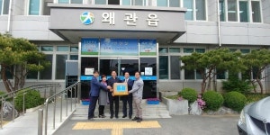 이진욱 칠곡청년협의회장, 왜관읍에 순간온수기 기탁