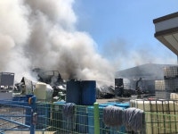 경산 시너공장서 불… 근로자 1명 2도 화상