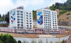 울릉도에도 고층아파트 들어서