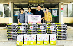 포항 정우ENG, 대송면행정복지센터에 사랑의 쌀 기탁