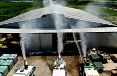 본격 폭염에 축사도 전쟁
