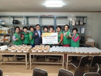 포항 죽도동, 10월 행복밥상 배달사업