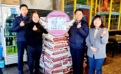 달성 화통삼 화원점, 화원읍에 쌀 10㎏짜리 100포 기탁