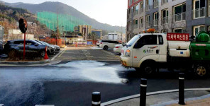 경산시, 가축방역차량 효자노릇코로나19 차단방역에 맹활약